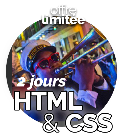 New Orleans Atelier html & CSS tous niveau